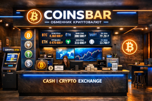 Обменник криптовалют CoinsBar: удобный сервис для быстрых финансовых операций