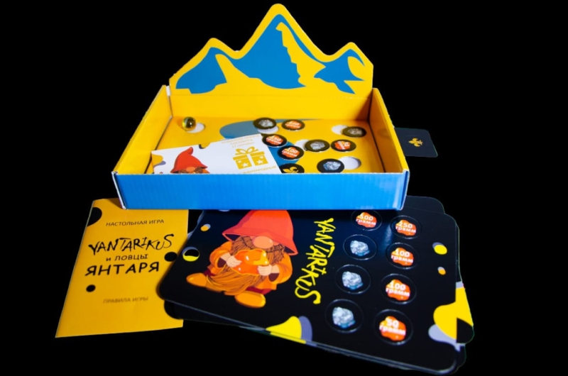 Калининградские школьники разработали настольную игру &laquo;Ловцы янтаря&raquo;